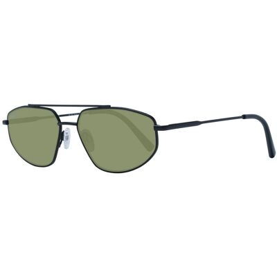 Serengeti Schwarze Metall-Sonnenbrille Schwarz Einheitsgröße Serengeti Schwarze Metall-Sonnenbrille Schwarz Einheitsgröße