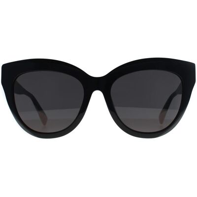 Furla Cat Eye Damen Sonnenbrille SFU780, Shiny Smoke Dark Grey - Schwarz Schwarz Einheitsgröße Furla Cat Eye Damen Sonnenbrille SFU780, Shiny Smoke Dark Grey - Schwarz Schwarz Einheitsgröße