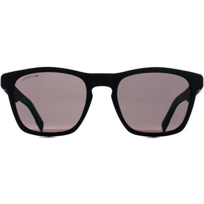 Lacoste L6018S 002 matte schwarze graue Sonnenbrille Schwarz Einheitsgröße Lacoste L6018S 002 matte schwarze graue Sonnenbrille Schwarz Einheitsgröße