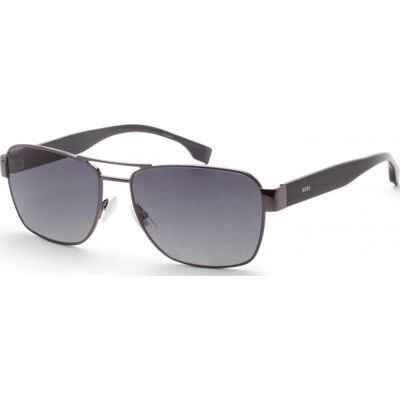Hugo Boss Herren 60mm Schwarze Dunkelruthenium Sonnenbrille BOSS1441OS-0ANS-WJ Schwarz Einheitsgröße Hugo Boss Herren 60mm Schwarze Dunkelruthenium Sonnenbrille BOSS1441OS-0ANS-WJ Schwarz Einheitsgröße