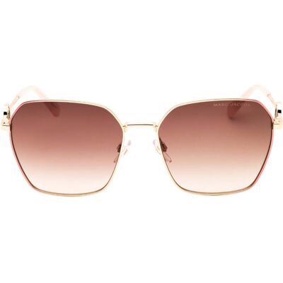 Marc Jacobs Sonnenbrille In Roségold Braun Einheitsgröße Marc Jacobs Sonnenbrille In Roségold Braun Einheitsgröße