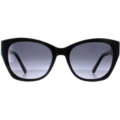 Marc Jacobs MARC 732/S 807 9O glänzende schwarze dunkelgraue Sonnenbrille mit Farbverlauf Schwarz Einheitsgröße Marc Jacobs MARC 732/S 807 9O glänzende schwarze dunkelgraue Sonnenbrille mit Farbverlauf Schwarz Einheitsgröße