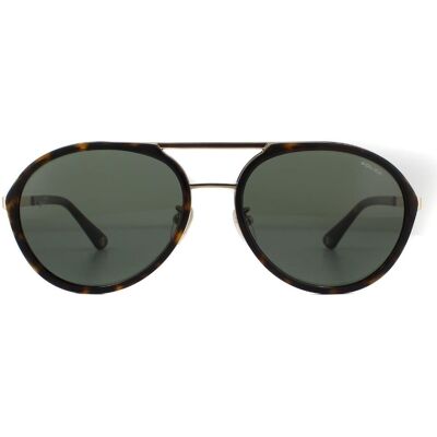Police Aviator Mens Shiny Rose Gold Green Sonnenbrille Gold Einheitsgröße Police Aviator Mens Shiny Rose Gold Green Sonnenbrille Gold Einheitsgröße