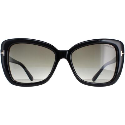 Tom Ford Square Womens Glänzend Schwarz Rauch Gradient Maeve FT1008 Schwarz Einheitsgröße Tom Ford Square Womens Glänzend Schwarz Rauch Gradient Maeve FT1008 Schwarz Einheitsgröße