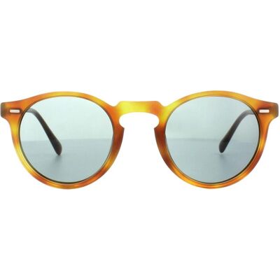 Oliver Peoples Runde Herren Semi Matt Havanna Indigo Photochromic Sonnenbrille Braun Einheitsgröße Oliver Peoples Runde Herren Semi Matt Havanna Indigo Photochromic Sonnenbrille Braun Einheitsgröße
