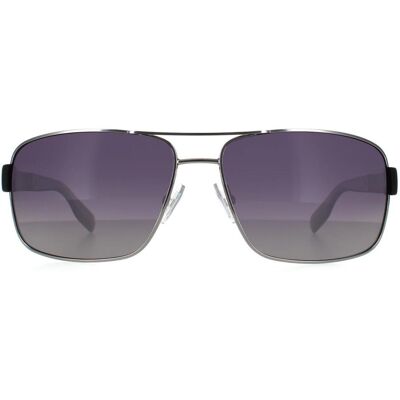 Hugo Boss Wrap Herren Ruthenium grau Gradient polarisierte Sonnenbrille Grau Einheitsgröße Hugo Boss Wrap Herren Ruthenium grau Gradient polarisierte Sonnenbrille Grau Einheitsgröße