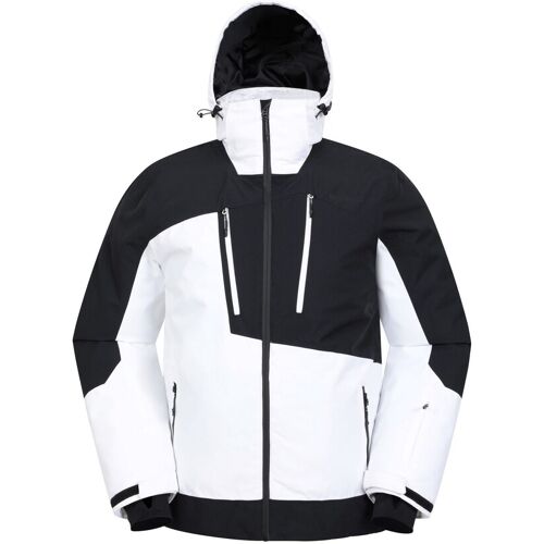 Mountain Warehouse - "Supernova" Skijacke Wasserfest für Herren (Blau/Naturweiß) Blau Weiss 2XL