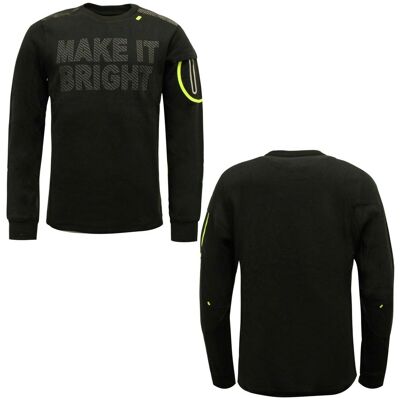 Diadora Sportswear Mens Black Pullover Schwarz XS Diadora Sportswear Mens Black Pullover Schwarz XS