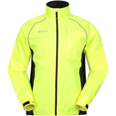 Mountain Warehouse Herren Adrenaline II Wasserdichte Jacke (Gelb) Gelb 2XL Mountain Warehouse Herren Adrenaline II Wasserdichte Jacke (Gelb) Gelb 2XL