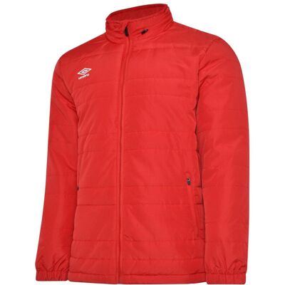 Umbro Herren Club Essential Bench Jacke (Zinnoberrot) Rot XL Umbro Herren Club Essential Bench Jacke (Zinnoberrot) Rot XL
