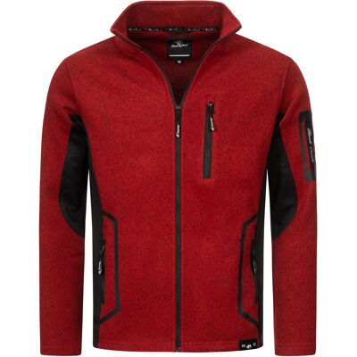 Rock Creek Fleecejacke Rot Rot S Rock Creek Fleecejacke Rot Rot S
