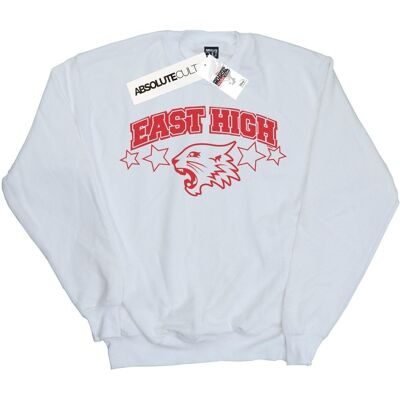 Disney Damen/Herren High School Musical The Musical Wildcat Stars Sweatshirt (weiß) Weiß M Disney Damen/Herren High School Musical The Musical Wildcat Stars Sweatshirt (weiß) Weiß M