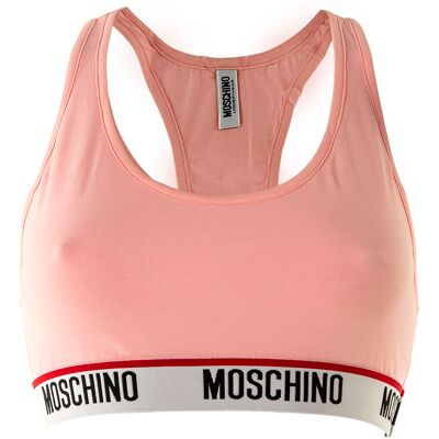 Moschino Bustier Racerback Stretch Baumwolle Rose S Moschino Bustier Racerback Stretch Baumwolle Rose S