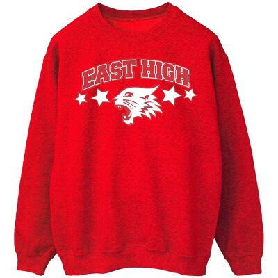 Disney Damen/Herren High School Musical The Musical Wildcat Stars Sweatshirt (rot) Rot S Disney Damen/Herren High School Musical The Musical Wildcat Stars Sweatshirt (rot) Rot S