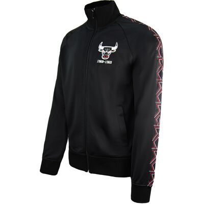 Mitchell & Ness NBA Chicago Bulls Mens Track Jacke Schwarz S Mitchell & Ness NBA Chicago Bulls Mens Track Jacke Schwarz S