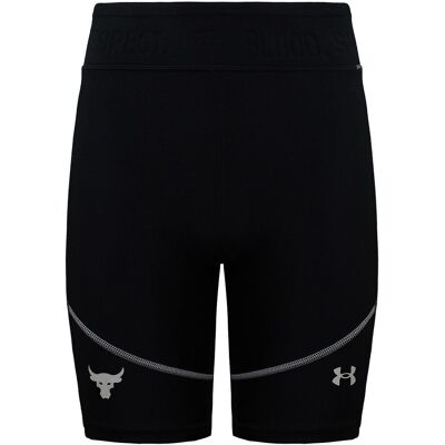 Under Armour Under Armor Project Rock Heatgear Black/Beige Womens Bike Shorts 1366005 001 Schwarz M Under Armour Under Armor Project Rock Heatgear Black/Beige Womens Bike Shorts 1366005 001 Schwarz M