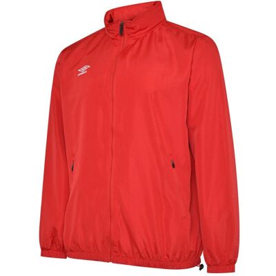 Umbro Herren Club Essential Light Wasserdichte Jacke (Zinnoberrot) Rot S Umbro Herren Club Essential Light Wasserdichte Jacke (Zinnoberrot) Rot S