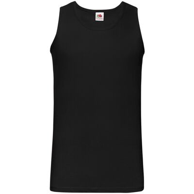 Fruit of the Loom - "Valueweight Athletic" Ärmelloses Oberteil für Herren/Damen Unisex (Schwarz) Schwarz 4XL Fruit of the Loom - "Valueweight Athletic" Ärmelloses Oberteil für Herren/Damen Unisex (Schwarz) Schwarz 4XL