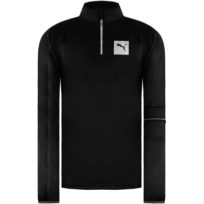 Puma Tech Herren Schwarz Pullover Schwarz S Puma Tech Herren Schwarz Pullover Schwarz S