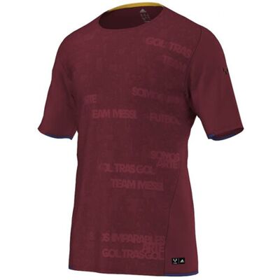 Adidas adizero f50 Messi TRG Mens Burgunderte T-Shirt Bordeaux M Adidas adizero f50 Messi TRG Mens Burgunderte T-Shirt Bordeaux M