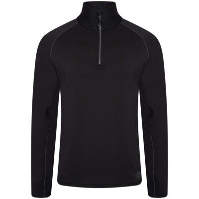 Dare 2B Mens Fuser Core Stretch Half Zip Thermal Top (Schwarz) Schwarz XL Dare 2B Mens Fuser Core Stretch Half Zip Thermal Top (Schwarz) Schwarz XL