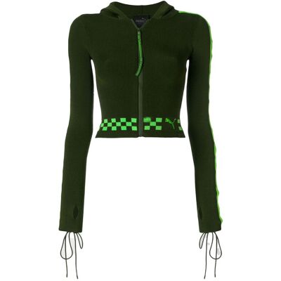 Puma x Rihanna Fenty Zip Up Green Womens Schnürhülle Pullover 577245 02 Grün EU 39/UK 6 Puma x Rihanna Fenty Zip Up Green Womens Schnürhülle Pullover 577245 02 Grün EU 39/UK 6