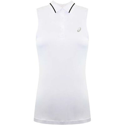 Asics Club Damen-Tennisweste in Weiß Weiß M Asics Club Damen-Tennisweste in Weiß Weiß M