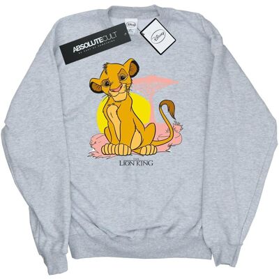 Disney Damen/Damen König der Löwen Simba Pastell Sweatshirt (Sport grau) Hellgrau L Disney Damen/Damen König der Löwen Simba Pastell Sweatshirt (Sport grau) Hellgrau L