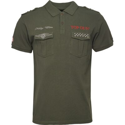 Top Gun Polo Shirt TG20213003 Olive S Top Gun Polo Shirt TG20213003 Olive S