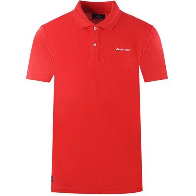 Aquascutum Unisex Erwachsene Unifarbenes Logo Poloshirt (Rot) Rot XL Aquascutum Unisex Erwachsene Unifarbenes Logo Poloshirt (Rot) Rot XL