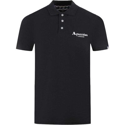 Aquascutum Unisex Erwachsene London Klassisches Poloshirt (Schwarz) Schwarz M Aquascutum Unisex Erwachsene London Klassisches Poloshirt (Schwarz) Schwarz M