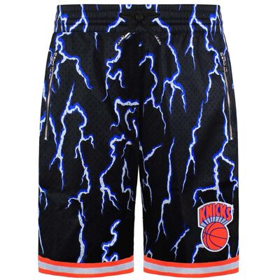 Mitchell & Ness NBA New York Knicks Lightning Swingman Shorts Schwarz XL Mitchell & Ness NBA New York Knicks Lightning Swingman Shorts Schwarz XL