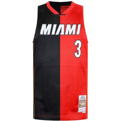 Mitchell & Ness NBA Miami Heat 3 Wade Swingman Trikot Rot L Mitchell & Ness NBA Miami Heat 3 Wade Swingman Trikot Rot L
