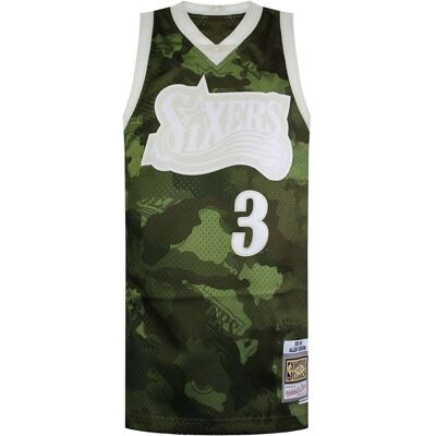 Mitchell & Ness NBA Philadelphia 76ers 3 Iverson Swingman Trikot Tarnung XL Mitchell & Ness NBA Philadelphia 76ers 3 Iverson Swingman Trikot Tarnung XL