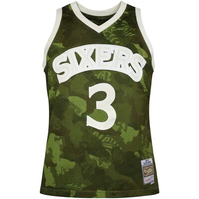 Mitchell & Ness NBA Philadelphia 76ers 3 Iverson Swingman Trikot Tarnung XL Mitchell & Ness NBA Philadelphia 76ers 3 Iverson Swingman Trikot Tarnung XL
