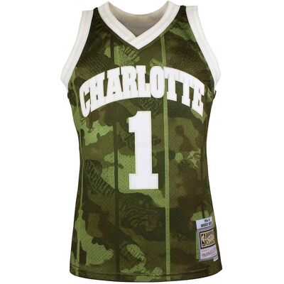 Mitchell & Ness NBA Charlotte Hornets 1 Bogues Swingman Trikot Tarnung S Mitchell & Ness NBA Charlotte Hornets 1 Bogues Swingman Trikot Tarnung S