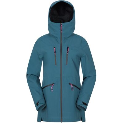 Mountain Warehouse - "Tempest" Skijacke für Damen, 3 Lagen, Wasserfest (Petrol) Petrol EU 42 / UK 14 Mountain Warehouse - "Tempest" Skijacke für Damen, 3 Lagen, Wasserfest (Petrol) Petrol EU 42 / UK 14