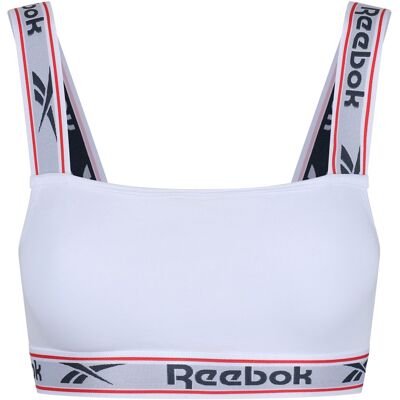 Reebok - "Krystal" Sport-BH für Damen (Weiß) Weiß L Reebok - "Krystal" Sport-BH für Damen (Weiß) Weiß L