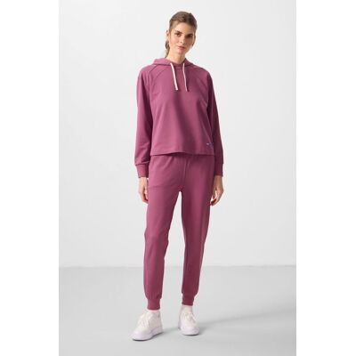 Tommy Life Oversized Kapuzen-Sweatshirt- und Hosen-Set Lila XL Tommy Life Oversized Kapuzen-Sweatshirt- und Hosen-Set Lila XL
