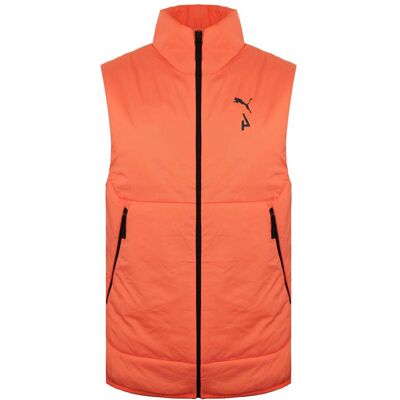 Puma Seasons Primaloft Herren Orange Laufweste Orange L Puma Seasons Primaloft Herren Orange Laufweste Orange L