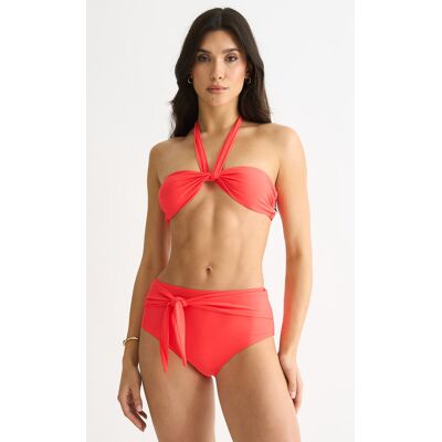 Gini London Orangefarbenes Bikini-Unterteil mit hoher Taille Orange EU 36 / UK 8 Gini London Orangefarbenes Bikini-Unterteil mit hoher Taille Orange EU 36 / UK 8