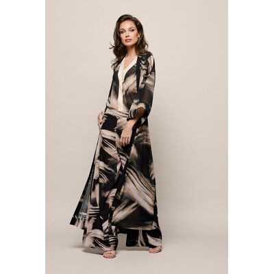 Mart Visser Isla-Print-Kaftan Schwarz/Cremeweiß Schwarz und gebrochenes Weiß EU 42 / UK 14 Mart Visser Isla-Print-Kaftan Schwarz/Cremeweiß Schwarz und gebrochenes Weiß EU 42 / UK 14