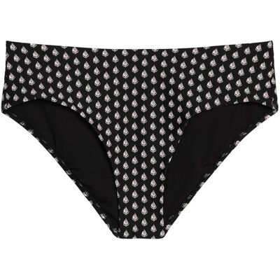 Marc O Polo Marc O'Polo Damen Bikini-Hose Palm Border GeoBikini Slip, Bikini Unterteil, Bikinihose Schwarz XS Marc O Polo Marc O'Polo Damen Bikini-Hose Palm Border GeoBikini Slip, Bikini Unterteil, Bikinihose Schwarz XS