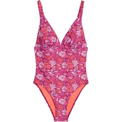 Marc O Polo Marc O'Polo Damen Badeanzug Abstract LeafSchwimmanzug, Einteiler, Bademode Lila XS Marc O Polo Marc O'Polo Damen Badeanzug Abstract LeafSchwimmanzug, Einteiler, Bademode Lila XS