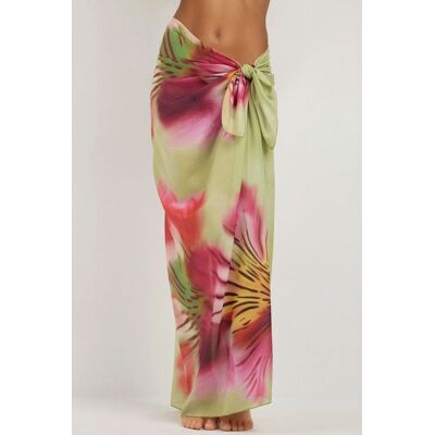 Hiccup Bedruckter Strand Maxi-Cover-Up Minze S/M Hiccup Bedruckter Strand Maxi-Cover-Up Minze S/M