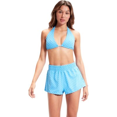 Speedo - Bikini Oberteil für Damen, Frottee, Schwimmen (Blau) Blau EU 42 / UK 14 Speedo - Bikini Oberteil für Damen, Frottee, Schwimmen (Blau) Blau EU 42 / UK 14