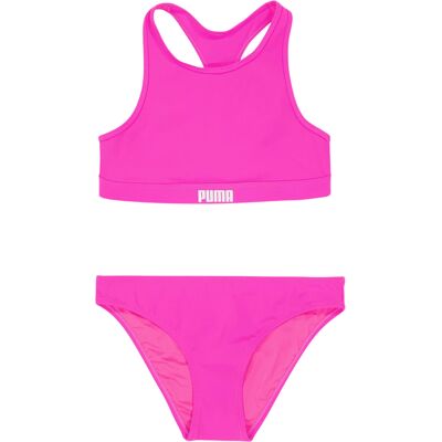 Puma - Zweiteiliger Badeanzug für Damen (Fluoreszierendes Pink) Rosa EU 42 / UK 14 Puma - Zweiteiliger Badeanzug für Damen (Fluoreszierendes Pink) Rosa EU 42 / UK 14