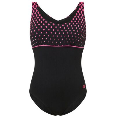 Zoggs - Badeanzug für Damen, Clip (Schwarz) Schwarz EU 36 / UK 8 Zoggs - Badeanzug für Damen, Clip (Schwarz) Schwarz EU 36 / UK 8