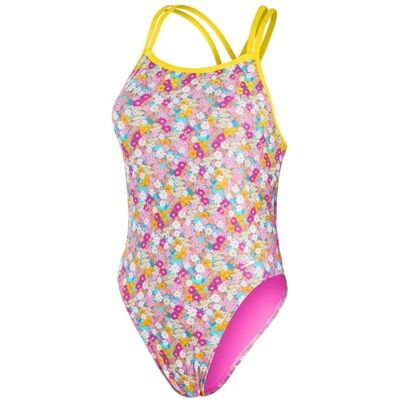 Speedo - Badeanzug für Mädchen (Gelb/Pink) Gelb EU 54 / UK 26 Speedo - Badeanzug für Mädchen (Gelb/Pink) Gelb EU 54 / UK 26
