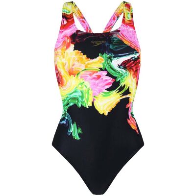 Speedo ColourBlend Blumenplatzierung Digital Powerback Damen Schwimmanzug Mehrfarbig EU 32 / UK 4 Speedo ColourBlend Blumenplatzierung Digital Powerback Damen Schwimmanzug Mehrfarbig EU 32 / UK 4